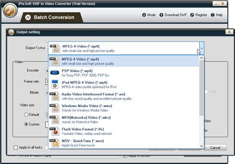 IPixSoft SWF to MOV